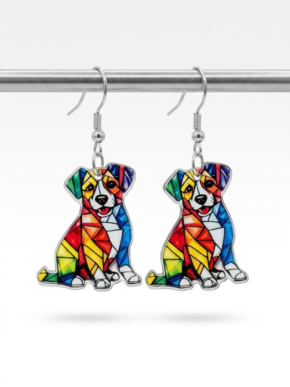 NEW Handmade Cute Dog Acrylic Earrings  (0500)